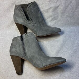 Vince Camuto Gray Suede VC- Reeista Bootie. Size 8,5. New.